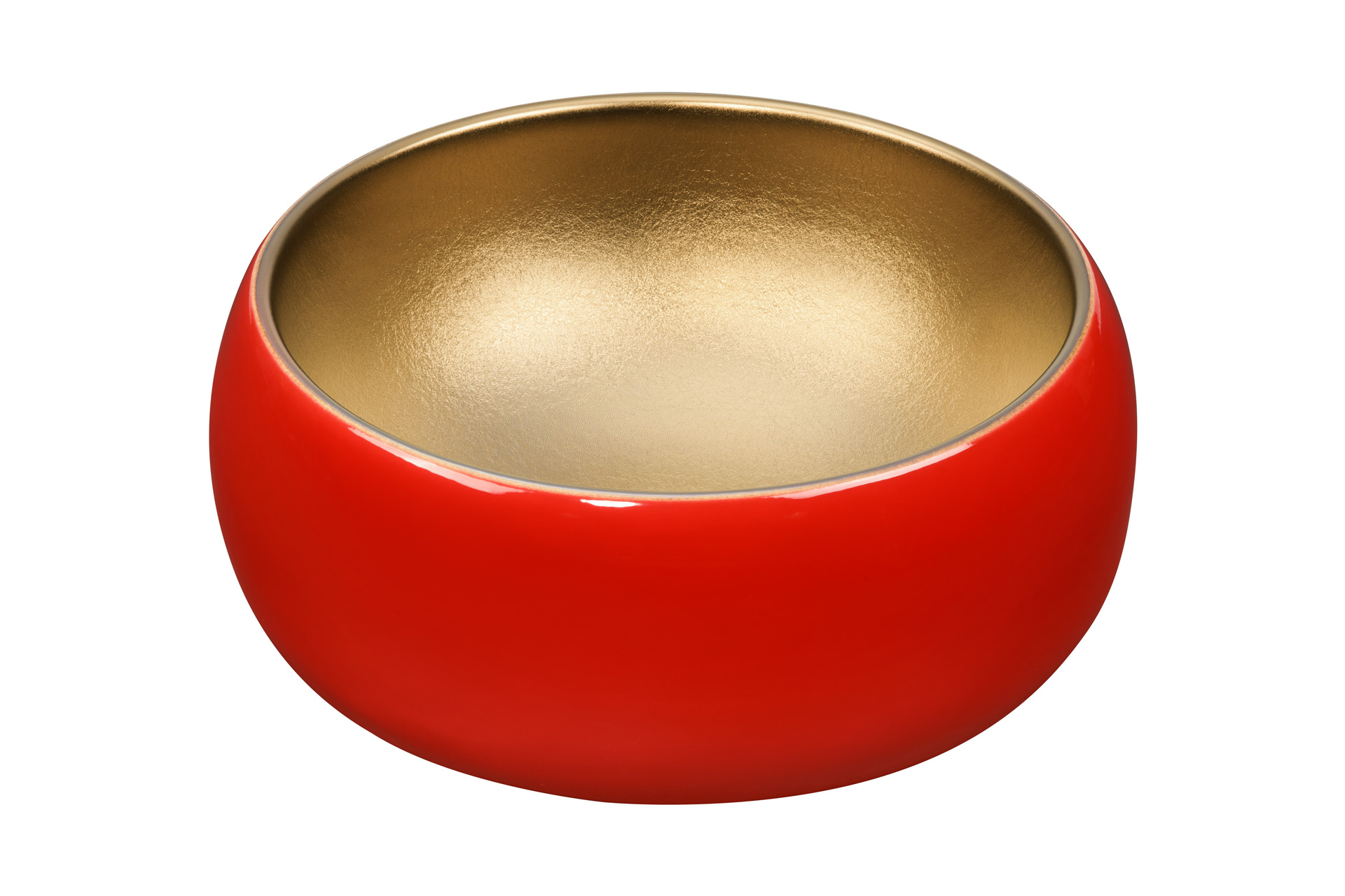 czerwona umywalka nablatowa okrągła UPTREND, kolorowe umywalki