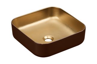 umywalka nablatowa 40 cm, umywalka kwadratowa ceramiczna UPTREND