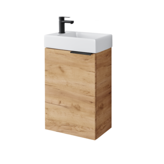 Szafka Fika Gold Craft Oak + umywalka Fika